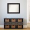 Amanti Art Non-Beveled Wood Wall Mirror, Portico Espresso Frame